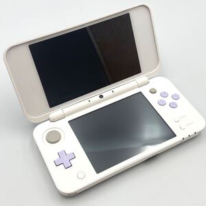 ||【売り切り】New ニンテンドー 2DS LL 初期化済み 通電確認済み Nintendo 任天堂 ホワイト×ラベンダー 本体のみ JAN-001