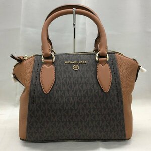 【未使用】 ＭＩＣＨＡＥＬ ＫＯＲＳ マイケルコース ハンド ショルダー バッグ ３０Ｆ１Ｇ４ＳＭ２Ｂ 総柄 ２ＷＡＹ 茶 鞄/246