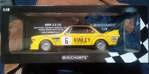 ミニチャンプス1:18 BMW 3.0CLS ブランズハッチ500KM 1979優勝　