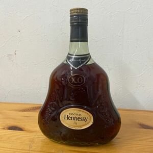 UTn961 【未開栓★希少】ヘネシー Hennessy XO COGNAC コニャック 金キャップ グリーンボトル 700ｍｌ40％ 保管品