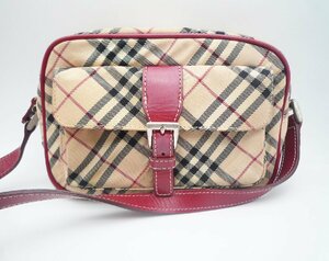 ☆Burberry バーバリー ブルーレーベル ノバチェック ショルダーバッグ ポーチ☆/N