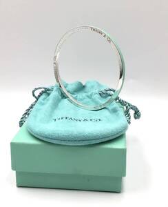 超希少　TIFFANY&Co. ティファニー ティファニーブルー シルバーＳＶ925　バングルブレスレット