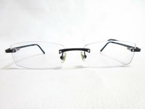 13144◆Cartier カルティエ CT0087O 002 TITANIUM 140 (C27B93F) 度入りレンズ メガネ/眼鏡 MADE IN FRANCE 中古 USED