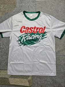 カストロールレーシング メッシュTシャツ Mサイズ 未使用新品！