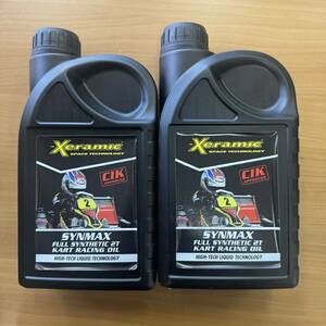 新品２本セット Xeramic SYNMAX オイル ROTAX MAX指定オイル SLO認定オイル 1000ml