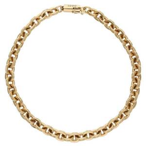 クロムハーツ Chrome Hearts 22K PAPER CHAIN/22Kペーパーチェーン サイズ:8inch ブレスレット 中古 SS07