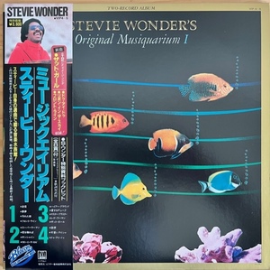 LP■SOUL/FUNK/STEVIE WONDER/ORIGINAL MUSIQUARIUM I/MOTOWN VIP4~5/国内82年ORIG OBI/赤服帯 美盤/スティーヴィー/スティービーワンダー