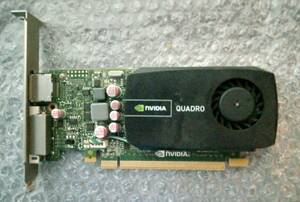 【中古パーツ】NVIDIA Quadro 600 1G グラフィックボード/ビデオカード PCI-E DP/DVI■BK422-1