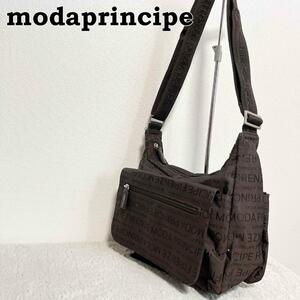 美品modaprincipe モーダプリンチペ ショルダーバッグハンドバッグ茶