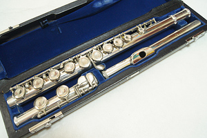 ムラマツ フルート 管体銀製 M-180 モデル180 MURAMATSU FLUTE 美品 送料無料