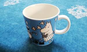 希少　ムーミン　マグカップ　Moomin　Sumallyサマリー　1996-2002年　アラビア　ブルー　コレクター　ヴィンテージ　新品・未使用