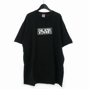 シュプリーム SUPREME Connect Tee プリント Tシャツ 半袖 XL 黒 ブラック メンズ