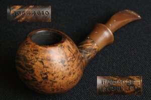 TB526ハンドメイド パイプ I.YOSHIMOTO◇刻印有/昭和55年/喫煙グッズ/タバコ/煙草道具/木製/ボウル/喫煙具/レトロ/古道具タグボート