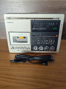 希少　ナショナル　NATIONAL RX-800L　FM,AM,カセット　受信好調　難有り　ジャンク　 カセットデッキ　昭和レトロ　当時物