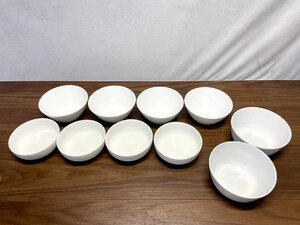 【福岡】キッチン雑貨 サラダボウル10点セット◆IKEAほか◆W(口径)148 H67 ほか2種◆カフェボウル◆取り皿◆モデルR展示品◆KO440_Tm