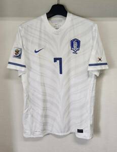 10W杯 韓国 Korea KFA(A)#7 朴智星(パク・チソン) JS Park 選手用半袖 Nike正規 新品タグ無し 2010 WorldCup仕様 XXXL 