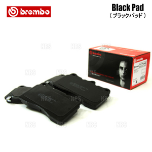 brembo ブレンボ Black Pad ブラックパッド (フロント) ランドクルーザー80 FJ80G/FZJ80G/HDJ81V/HZJ81V 90/1～98/1 (P83-025