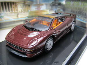 JAGUAR XJ220 1/43 ジャガー 英国 V6 ターボ ブラウンメタリック 1991-93 Daimler デイムラー XK 名車 マテル 当時物 GB アダルトモデル