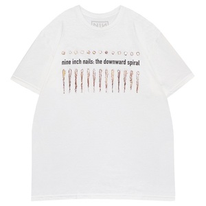 NINE INCH NAILS ナインインチネイルズ The Downward Spiral Tシャツ WHITE XLサイズ オフィシャル