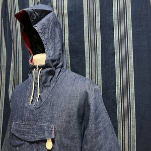 60s prides crossing halfzip pullover parka denim paisley 60年代 デニム アノラック プルオーバー アメリカ製 ヴィンテージ vintage