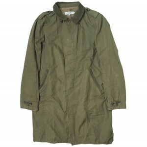 nonnative ノンネイティブ 日本製 OFFICER COAT - C/P TWILL WAX COATED ワックスコーティング オフィサーコート NN-J1901 0 OLIVE g11528