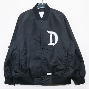 WTAPS ダブルタップス 23SS TEAM /JACKET/NYLON.TWILL.DSQD 231TQDT-JKM01 チームジャケット ナイロン ツイル ブラック noz