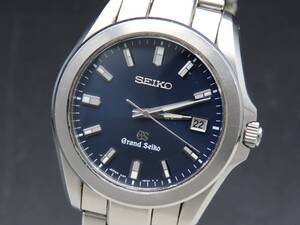 1円～! ジャンク品 稼働有★正規品 SEIKO セイコー 8J56-8020 グランドセイコー クォーツ デイト 純正ブレス メンズ腕時計 SSCLG2863