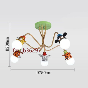 子供部屋 シャンデリア ペンダントランプ ベッドルーム ベビールーム 保育園 クリエイティブ 装飾 ライト カワイイ
