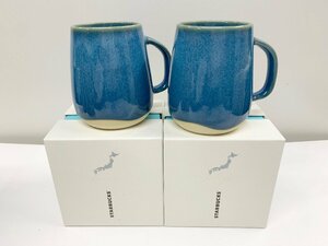 未使用 鳥取限定 スターバックス Starbucks [JIMOTO Made]コーヒーアロママグ Sakyu マグカップ 2個セット 鳥取砂丘 スタバ 玄瑞窯 355ml