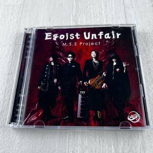 M.S.S Project Egoist Unfair CD+DVD
