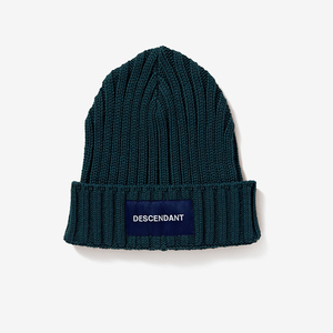 希少★新品本物【TEAL】★BOX BEANIE ロゴ ボックス ビーニー 正規店購入 ディセンダント 限定品 入手困難 DESCENDANT 19A/W 即日発送