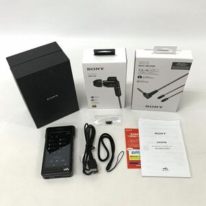 【中古】SONY ハイレゾウォークマン ハイレゾステレオイヤーレシーバー ヘッドホンケーブル 3点セット【家電】【山城店】A1274