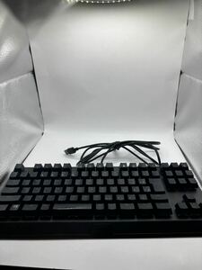 Razer ゲーミングキーボード テンキーレス メカニカルキーボード BlackWidow V3 Tenkeyless JP 黄色軸　RZ03-03491900-R3J1 レイザー