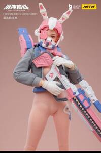 ☆新品　1/12　女性アクションフィギュア　FRONTLINE CHAOS RABBY JOYTOY　未使用　うさぎ