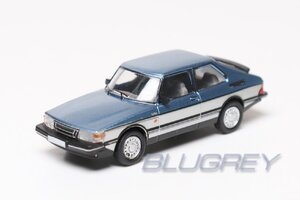 PCX87 1/87 サーブ 900 ターボ 1986 ブルー / シルバー PREMIUM CLASSIXXS SAAB 900 TURBO HOスケール ミニカー