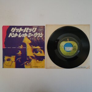 49016194;【国内盤/7inch/Apple】The Beatles ビートルズ / ゲット・バック / ドント・レット・ミー・ダウン