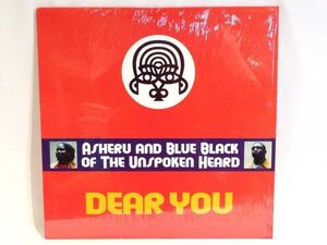 ◆◆671◆希少！ASHERU AND BLUE BLACK OF THE UNSPOKEN HEARD / DEAR YOU LP レコード / ヒップホップ 洋楽 アシェルアンドブルーブラック