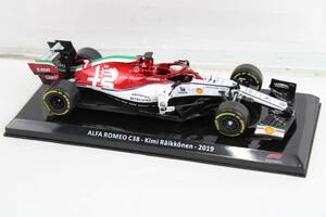 ビックスケール デアゴスティーニ F1コレクション 1/24 アルファロメオ C38 (2019) キミ ライコネン ITPUFKVI46PS-YR-J035