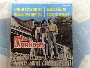 【EP】「ザ・モンキーズ」THE MONKEES ”モンキーズのテーマ／明日の太陽／ダンスを続けよう／スイート“4曲入　メキシコ盤