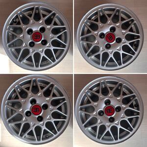 BBS 491 14インチ アルミホイール　 4H PCD100 6J ET45 4本セット　ロードスター 等