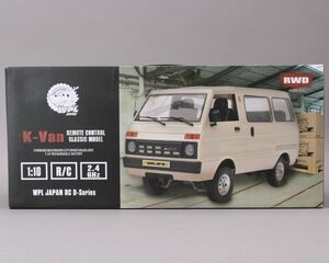 美品 RWD K-Van ラジコンカー 軽バン 1/10スケール CLASSIC MODEL K-Van 軽ワゴン 車 玩具 おもちゃ WPL JAPAN #100※854/k.e