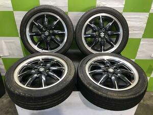 アルト　DBA-HA36S　中古 タイヤホイール　4本セット　15×4.5J　165/55R15　ブリヂストン　2017年　3部山