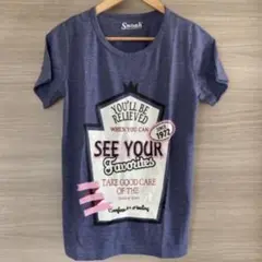 Tシャツ snoah ブルー