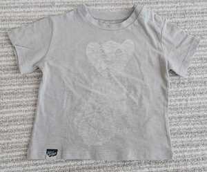 Lion of Leisure 6-9M (70～80) ベビー Tシャツ 新品 オーガニックコットン トップス グレー 1点限り！