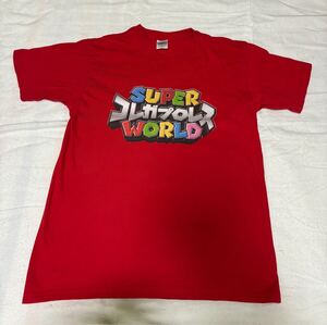 おもしろTシャツ デザインTシャツ 赤　半袖　Lサイズ