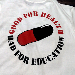 送料無料【Good For Health Bad for Education】AKIRA / ホワイト★選べる5サイズ/S M L XL 2XL/ヘビーウェイト 5.6オンス