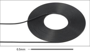 タミヤ No：12675　パイピングケーブル 外径φ0.5mm（ブラック）