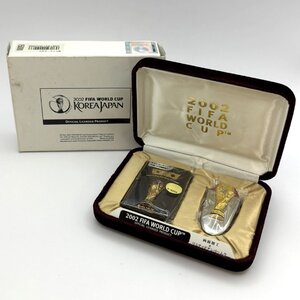 1円～/未使用/未開封/保管品/ZIPPO/ジッポー/2002 FIFA WORLD CUP/LIMITED/No.1368/2001年製/箱・付属品付/ライター/煙草/ジャンク/R038