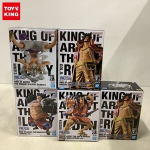 1円〜 未開封 ONE PIECE KING OF ARTIST ゴール・D・ロジャー&光月おでん SPECIAL ver、モンキー・D・ルフィ ギア5 II他