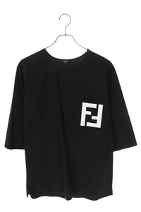 フェンディ Tシャツ FS0743 A2Q2 サイズ:S ロゴプリントシャツTシャツ 中古 BS99